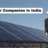 Top 10 Solar Companies in India