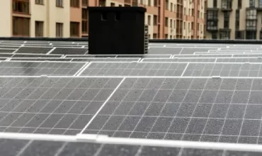 Rainwater Cleaning Solar Panels