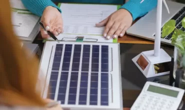 Solar panel installation in Gujarat